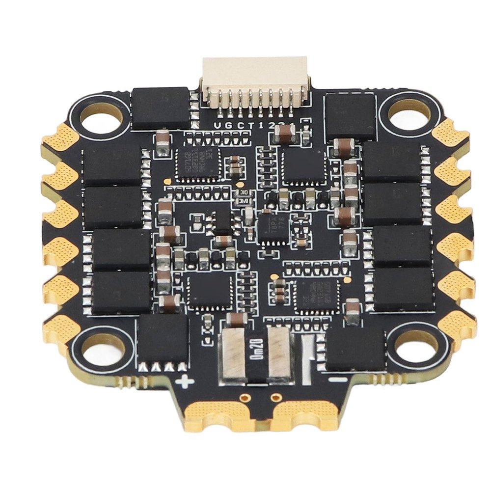 STM32G071 70A 4-in-1 FPV Racing Drone ESC Board with BLHeli 32 Firmware, Real-Time Telemetry, 2-8S Lipo Compatible, High Power MOSFET Controller Stack