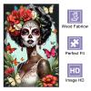 1000 PieceAdult and Youth Sugar Skull Puzzles Dynamic African Woman Fun and challenging,Halloween Themed Puzzles,Great Gift for Family and Friends Dimensions 20 X 28.8 Inche view 2