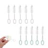 10 PCS Nipple Brushes Pacifier Cleaning Tools Small Bottle Brush Nipple Cleaner Nipple Bottle Brushes for Bottles and Accessorie view 1