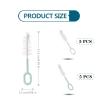 10 PCS Nipple Brushes Pacifier Cleaning Tools Small Bottle Brush Nipple Cleaner Nipple Bottle Brushes for Bottles and Accessorie view 2