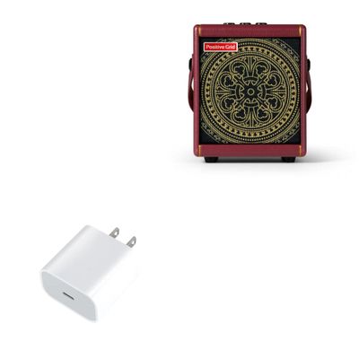 BoxWave Charger Compatible with Positive Grid Spark MINI Vai - PD GAN miniCube (30W), 30W Tiny PD GAN Type-C Wall Charger - Winter White