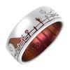 Enso Rings Nightmare Before Christmas Silicone Ring - Comfortable and Flexible Design - Zero's Playground - Pearl/Poseidon - Size 9 view 2