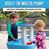 GoSports Water Table With Pump for Toddlers Ages 1.5-4 Years - Outdoor Play Table for Kids With Integrated Circulating Pump view 2