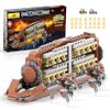 60-Piece Battle Droid Army Platoon Carrier Building Kit | Includes 56 Battle Droids, 2 General Droids & 2 Droidekas | Troop Transport Craft with Action Figures| Building Blocks Set for Star Fans view 1