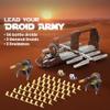 60-Piece Battle Droid Army Platoon Carrier Building Kit | Includes 56 Battle Droids, 2 General Droids & 2 Droidekas | Troop Transport Craft with Action Figures| Building Blocks Set for Star Fans view 4