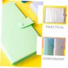 BRIGHTFUFU 2pcs and Currency Album Portable Paper Holder for Banknotes and Stamps Green and for Collectors and Enthusiasts view 3