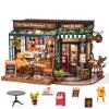 Rolife DIY Miniature House Kit for Adults, Mini Wooden Dollhouse Kit, Bakery Tiny House Diorama Building Kits-Birthday Christmas Craft Hobbies Gift for Teens Kids (Tipsy Restaurant) view 1