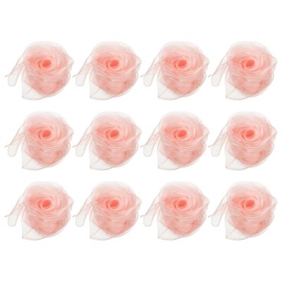 PATIKIL Dance Scarves, 12 Pcs Square Juggling Scarves 18 by 18 Inches for Play Magic Music Activity Juggling Dressing, Coral Pink