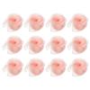 PATIKIL Dance Scarves, 12 Pcs Square Juggling Scarves 18 by 18 Inches for Play Magic Music Activity Juggling Dressing, Coral Pink view 1