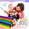 70 Pcs Rhythm Sticks for Kids Bulk 12 Inch Wood Music Lummi Sticks Wooden Percussion Musical Instruments for Girls and Boys Classroom Activities, 7 Colors view 3