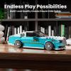 Mould King Speed Champion RR Racing Car Building Kit with Acrylic Display Case, 27071 Collectible Model Car Kits, Building Blocks Kit Racing Toy Cars for Adult Kids 8+(476 PCS) view 3