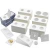 600 Pcs Coin Flips 6 Assorted Sizes 2" x 2" Cardboard Coin Holders Mylar Coin Flips for Colletors Coin Collection Supplies for Dime, Dollars, Penny, Quarter, Nickels Collecting view 1