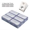600 Pcs Coin Flips 6 Assorted Sizes 2" x 2" Cardboard Coin Holders Mylar Coin Flips for Colletors Coin Collection Supplies for Dime, Dollars, Penny, Quarter, Nickels Collecting view 3