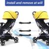 Baby Stroller Connectors 3 Pcs Stroller Connector Universal Joints Twin Baby Stroller Connectors with Adjustable Length Hevy-Duty All-Purpose Stroller Connector Stroller Accessories view 4