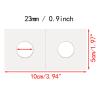 250 Pieces 2" x 2" Cardboard Coin Flips Coin Holders Mylar Coin Flips for Colletors Coin Collection Supplies for Nickel (23mm) view 2