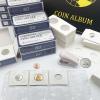250 Pieces 2" x 2" Cardboard Coin Flips Coin Holders Mylar Coin Flips for Colletors Coin Collection Supplies for Nickel (23mm) view 4