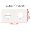 250 Pieces 2" x 2" Cardboard Coin Flips Coin Holders Mylar Coin Flips for Colletors Coin Collection Supplies for Small Dollar (27.5mm) view 2