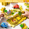 Beby Buty 48PCS Puzzle Racer Car Track Set Toys for Kids, Toys Gifts for 3 4 5 Year Old Boys, Puzzle Racer Kids Car Track Set Ages 3-5 4-6, 3 4 5 Year Old Boys view 4