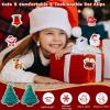 DEVIENG Christmas Clip on Earrings Gift for Kids Teen Girls Hypoallergenic Little Girl Cute Christmas Tree Santa Snowman Stockings Elk Small Clip in Earrings Jewelry Gifts (Clip On Earring-16 Pairs) view 4