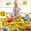 Beby Buty 48PCS Puzzle City Racer Car Track Set Toys for Kids, Toys Gifts for 3 4 5 Year Old Boys, Puzzle Racer Kids Car Track Set Ages 3-5 4-6, 3 4 5 Year Old Boys view 3