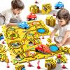 Bennol 56Pcs Puzzle Race Car Track Set Toys for Kids, Floor Puzzle Tracks Car Gifts for 3 4 5 Year Old Boys Kids, Toys Gifts for 3 4 5 Year Old Boys, Puzzle Racer Set for Ages 3-5 4-6 view 1