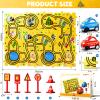 Bennol 56Pcs Puzzle Race Car Track Set Toys for Kids, Floor Puzzle Tracks Car Gifts for 3 4 5 Year Old Boys Kids, Toys Gifts for 3 4 5 Year Old Boys, Puzzle Racer Set for Ages 3-5 4-6 view 2