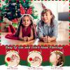DEVIENG Christmas Clip on Earrings Gift for Kids Teen Girls Hypoallergenic 24 Pairs Sets Optional, Little Girl Cute Christmas Tree Santa Snowman Stockings Elk Small Clip in Earrings Jewelry Gifts view 2