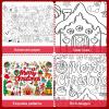 AUGSUN 2 PCS Giant Christmas Coloring Posters, Nativity Large Coloring Poster, Xmas Jumbo Paper Tablecloth Sheets for Kids Christmas Holiday Activities School Party Favors Gift view 3