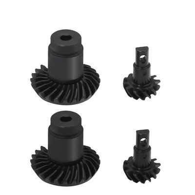 12T/24T 12T/20T Steel Overdrive Helical Axle Gears Bevel Gear Set for FMS 1/24 1/18 RC Crawler FCX18 FCX24 Upgrade Parts (2 Pairs 12/24T)