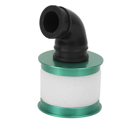 RC Car Air Filter, Sponge Open Aluminium Alloy Car Air Filter, Filter the Impurities in the Air Help Engine Function Smooth and Stable Accessory for RC Car (Green)