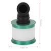 RC Car Air Filter, Sponge Open Aluminium Alloy Car Air Filter, Filter the Impurities in the Air Help Engine Function Smooth and Stable Accessory for RC Car (Green) view 2