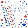 Patriotic Stickers, 900 PCS 4th of July Stickers, Glitter Red White Blue Star Sticker, American Flag Independence Day Veterans Day Sticker Decal for DIY Crafts Postcards Party Decoration view 1