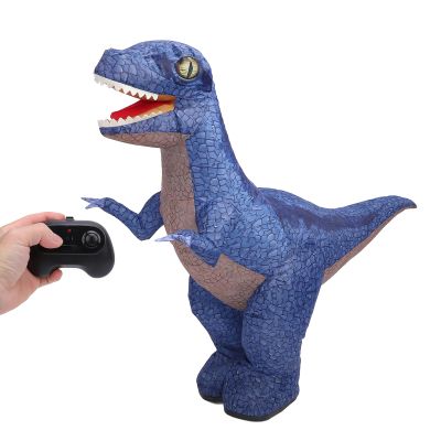 2.4GHZ Remote Control Inflatable Dinosaur Toy for Kids 360 Degree Rotation Inflatable Walking Dinosaur Toy