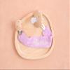 Personalized Bamboo Pacifier Clip with Custom Name Embroidery  Unique and Stylish Baby Baptism Gifts! (Light Purple) view 2
