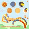 Goldshire 5-in-1 Triangle Climbing Set - Kids Indoor & Outdoor Gym With Arch, Ramp & Ladder - Foldable Plastic Toddler Jungle Toy view 2