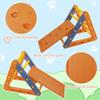 Goldshire 5-in-1 Triangle Climbing Set - Kids Indoor & Outdoor Gym With Arch, Ramp & Ladder - Foldable Plastic Toddler Jungle Toy view 4
