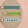 Custom Boho Pacifier Clip Holder with Embroidered Name  A Perfect Personalized Baby Baptism Gifts in Eco-Friendly Bamboo! (Inulin) view 4