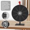 12 Inch 10 Slots Prize Wheel Spinner with Stand, Spinning Wheel for Prizes with Dry Erase Marker & Eraser, Portable Spin Wheel of Fortune Game Roulette Wheel for Home Parties, Carnival, Trade Show view 2