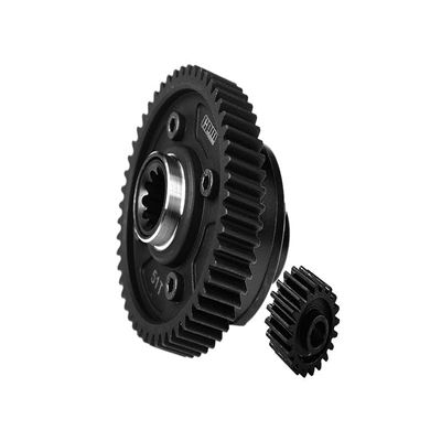4140 Medium Carbon Steel + 7075 Aluminum Alloy Center Complete Differential for Traxxas 1:5 X Maxx 6S 8S / XRT 8S / X Maxx Ultimate 8S / XRT Ultimate 8S Monster Truck Upgrades - Black