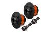 4140 Medium Carbon Steel + 7075 Aluminum Alloy Front & Rear Complete Differential for Traxxas 1:5 X Maxx 6S 8S / XRT 8S / X Maxx Ultimate 8S / XRT Ultimate 8S Monster Truck Upgrades - Orange view 1