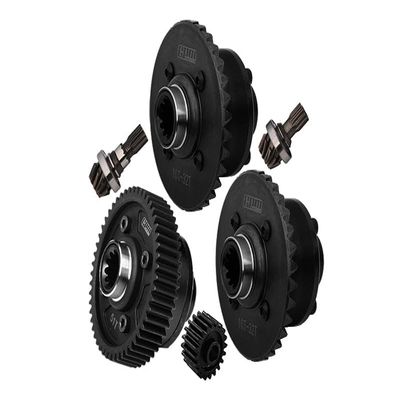 4140 Medium Carbon Steel + Aluminum 7075 Alloy Front & Center & Rear Complete Differential for Traxxas 1:5 X Maxx 6S 8S / XRT 8S / X Maxx Ultimate 8S / XRT Ultimate 8S Monster Truck Upgrades - Black