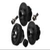 4140 Medium Carbon Steel + Aluminum 7075 Alloy Front & Center & Rear Complete Differential for Traxxas 1:5 X Maxx 6S 8S / XRT 8S / X Maxx Ultimate 8S / XRT Ultimate 8S Monster Truck Upgrades - Black view 1