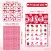 OHOME Valentines Crafts for Kids - Valentines Bingo Cards - Kids Gifts for School Classroom | 24 Players Valentines Day Accessories Party Favors - Valentine Toys Games for Boy Girl view 2