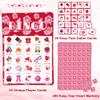 OHOME Valentines Crafts for Kids - Valentines Bingo Cards - Kids Gifts for School Classroom | 24 Players Valentines Day Accessories Party Favors - Valentine Toys Games for Boy Girl view 3