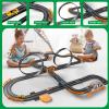 Slot Car Race Track for Kids with 4 Slot Cars, Dual Racing Electric Car Tracks Game Featuring Flash Bridge and Pendulum Toys Gifts for Boys Girls Age 6 7 8 Years Old view 3