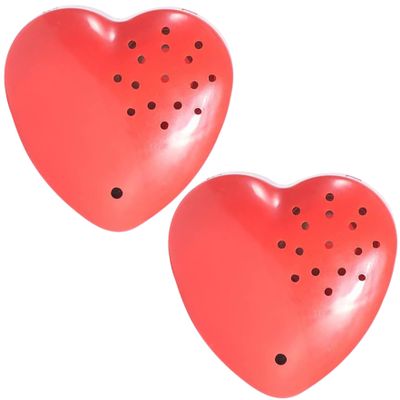 BEAHING Voice Recorder for Stuffed Animal 2Pcs Heart Shaped Mini Voice Recorder 30 Seconds Voice Recorder with Playback for Kids Plush Toy Sound Recorder, Voice Recorder
