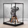 Acrylic Display Case Compatible for le-go 43230 Camera Model Transparent Dustproof Protection Collection Organizer Storage Cabinet (Display Case Only) (White Base) view 1