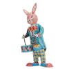 BAFOVY Retro Rabbit Clockwork Toys, Swinging Drumming Rabbit Wind Up Toy, Tinplate Rabbit Ornament for Home Collection, Parties, and Festivals view 3