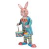 BAFOVY Retro Rabbit Clockwork Toys, Swinging Drumming Rabbit Wind Up Toy, Tinplate Rabbit Ornament for Home Collection, Parties, and Festivals view 4