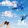 crohorizon RC Gravity Glider Airplane,Remote Control Airplane for Teen Over 14 Years of Age with Batteries,2 CH Foam RC Plane Toys-Blue view 4